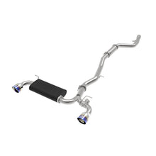 aFe Cat Back Exhaust Blue Flame Tips 3" to 2-1/2" 304SS Toyota Supra 2020+ | 49-36043-L