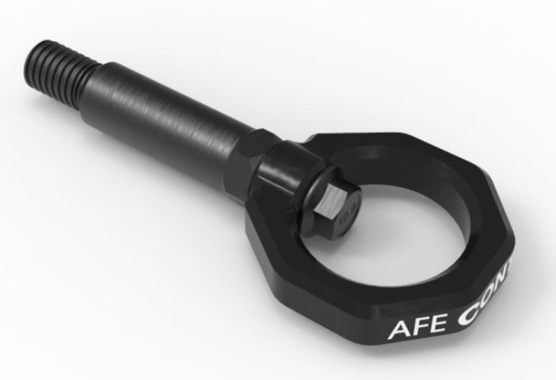 aFe Control Front Tow Hook Black Toyota GR Supra A90 2020-21 | 450-721001-B - JDMuscleTow Hooksafe450-721001-B