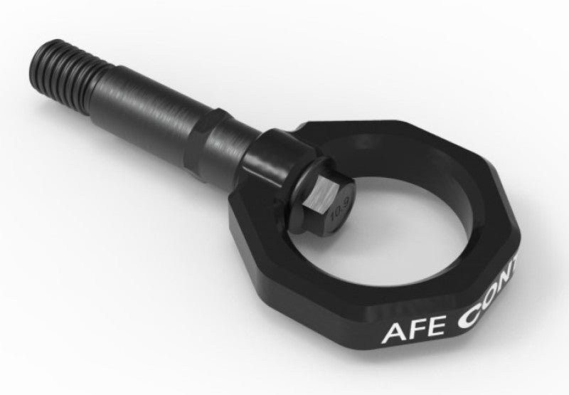 aFe Control Rear Tow Hook Black Toyota GR Supra A90 2020-21 | 450-721002-B - JDMuscleTow Hooksafe450-721002-B