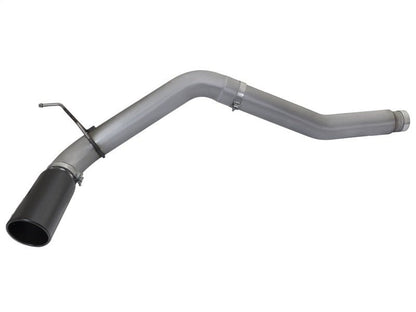 aFe Large Bore HD 5in DPF-Back SS Exhaust w/ Black Tip Nissan Titan 5.0L V8 2016 | 49-46112-B - JDMuscleCat Back Exhaust Systemafe49-46112-B