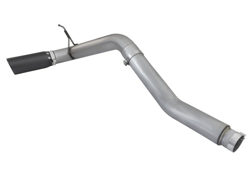 aFe Large Bore HD 5in DPF-Back SS Exhaust w/ Black Tip Nissan Titan 5.0L V8 2016 | 49-46112-B - JDMuscleCat Back Exhaust Systemafe49-46112-B
