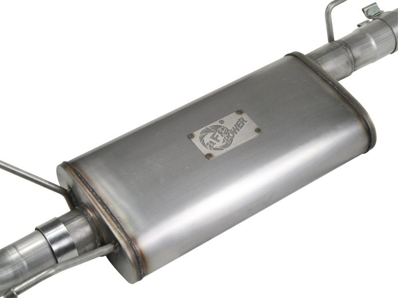 aFe MACH Force XP 2.5in Cat-Back Stainless Steel Exhaust System w/Black Tip Toyota Tacoma 4.0L 2013-2014 | 49-46021-B - JDMuscleCat Back Exhaust Systemafe49-46021-B