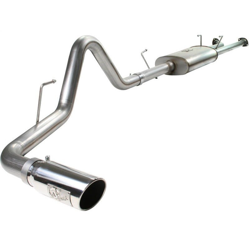 aFe MACHForce XP Exhaust Cat-Back SS-409 w/ Polished Tip Toyota Tundra V8-5.7L 2007-2009 | 49-46006-P - JDMuscleCat Back Exhaust Systemafe49-46006-P
