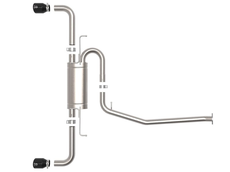aFe POWER 19 - 22 RAV4 4 - 2.5L 304SS CB Exhaust w/ Black Tips | 49 - 36053 - B - JDMuscleCat Back Exhaust Systemafe49-36053-B