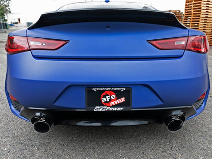 aFe POWER Takeda 2.5in 304 SS CB Exhaust w/ Black Tips 17-21 Infiniti Q60 V6-3.0L | tt | 49-36134NM-B - JDMuscleCat Back Exhaust Systemafe49-36134NM-B