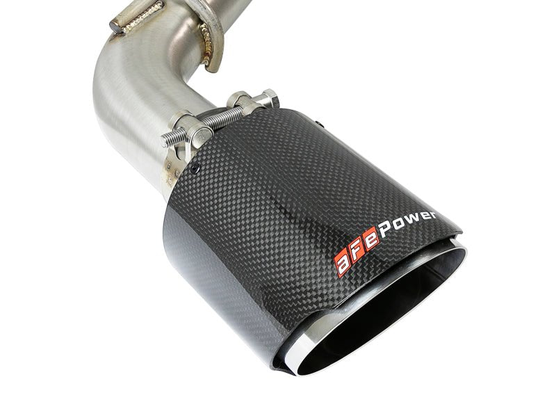 aFe POWER Takeda 2.5in 304 SS CB Exhaust w/ Carbon Fiber Tips 17-21 Infiniti Q60 V6-3.0L | tt | 49-36134NM-C - JDMuscleCat Back Exhaust Systemafe49-36134NM-C