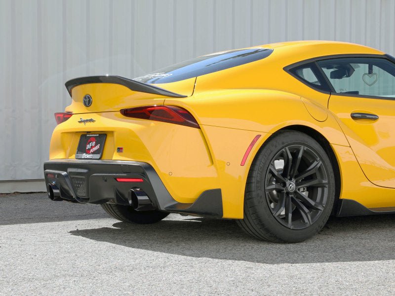 aFe Power Takeda 2.5in-3in 304 SS CB Exhaust w/ Black Tips Toyota Supra 2.0L 2021 | 49-36050-B - JDMuscleCat Back Exhaust Systemafe49-36050-B