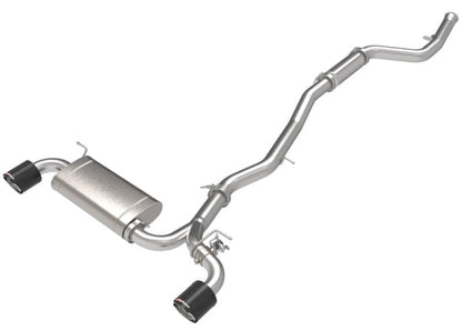 aFe Power Takeda 2.5in-3in 304 SS CB Exhaust w/ Carbon Tips Toyota Supra 2.0L 2021 | 49-36050-C - JDMuscleCat Back Exhaust Systemafe49-36050-C