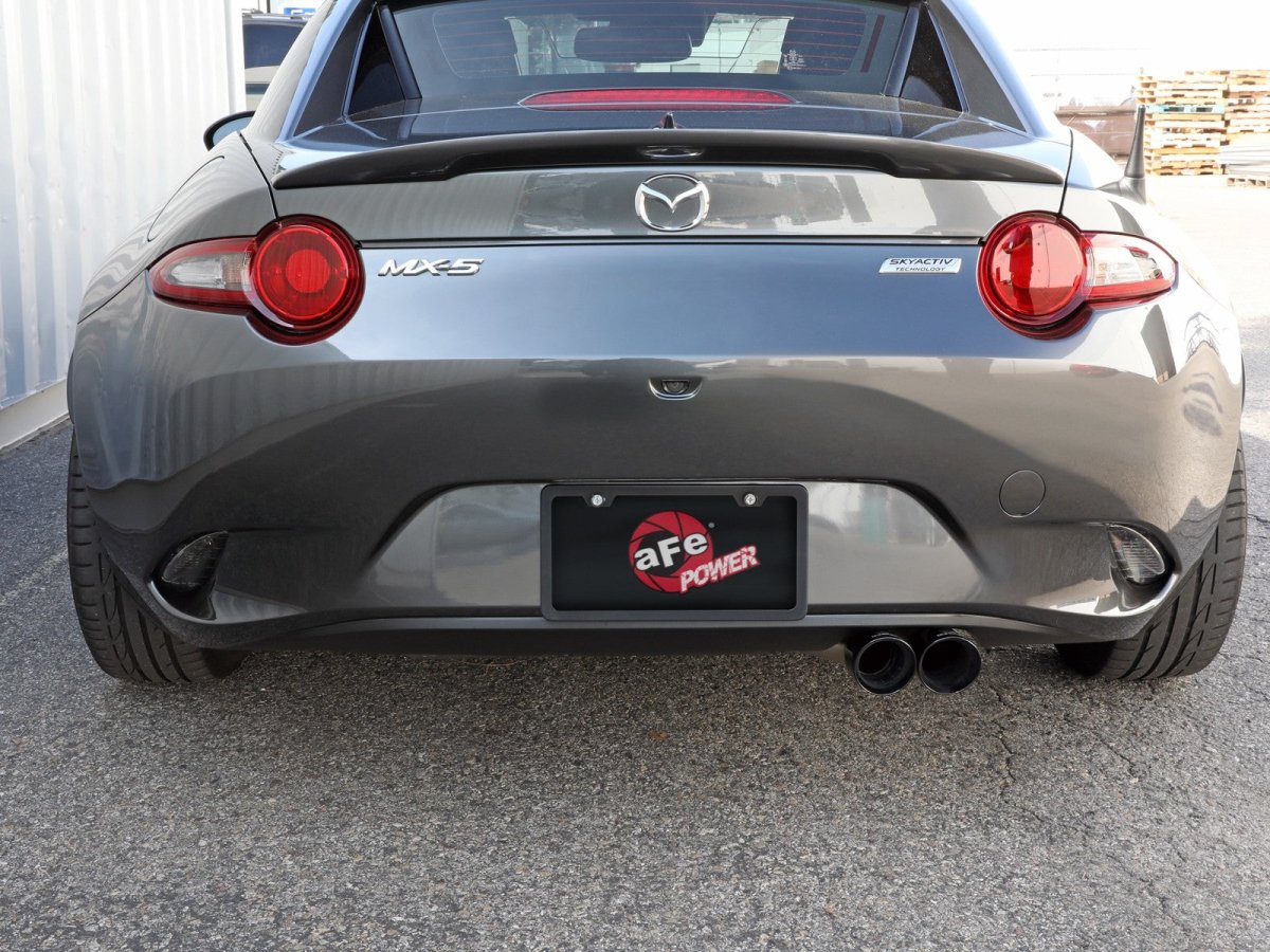 aFe Takeda 16-22 MX-5 Miata 2-1/2 in to 2-1/4 in 304 Stainless Steel Axle-Back Exhaust with Black Tip | 49-37004-B - JDMuscleAxle Back Exhaustsafe49-37004-B