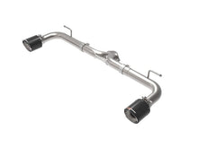 aFe Takeda 2 - 1/2 in 304 Stainless Steel Axle - Back Exhaust System with Carbon Fiber Tips Mazda Mazdaspeed 3 2014 - 2018 | 49 - 37014 - C - JDMuscleAxle Back Exhaustsafe49-37014-C