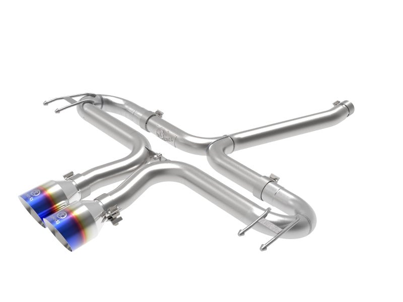 aFe Takeda 2 - 1/2in 304 SS Axle - Back Exhaust w/Blue Flame Tips Honda Civic Sport L4 - 1.5L 2017 - 2020 | 49 - 36625 - L - JDMuscleAxle Back Exhaustsafe49-36625-L