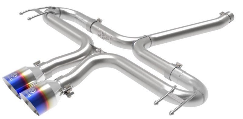 aFe Takeda 2 - 1/2in 304 SS Axle - Back Exhaust w/Blue Flame Tips Honda Civic Sport L4 - 1.5L 2017 - 2020 | 49 - 36625 - L - JDMuscleAxle Back Exhaustsafe49-36625-L