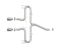 aFe Takeda 2 - 1/2in 304 SS Axle - Back Exhaust w/Polished Tips Honda Civic Sport L4 - 1.5L 2017 - 2020 | 49 - 36625 - P - JDMuscleAxle Back Exhaustsafe49-36625-P