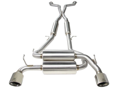 aFe Takeda 2 - 1/2in 304SS Cat - Back Exhaust w/ Polished Tips Infiniti G37 2008 - 2013 / Q60 V6 - 3.7 2014 - 2015 | 49 - 36103 - P - JDMuscleCat Back Exhaust Systemafe49-36103-P