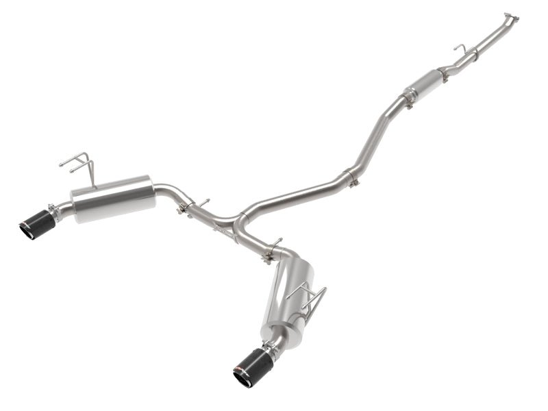 aFe Takeda 2022 Civic 2.5in 304 Stainless Steel Cat Back Exhaust System w/ CF Tips L4 - 1.5L | 49 - 36628 - C - JDMuscleCat Back Exhaust Systemafe49-36628-C
