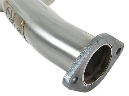 aFe Takeda 2.5in 304 SS Axle-Back Exhaust w/ Blue Flame Tips Infiniti Q50 V6-3.0L 2016-2018 | 49-36130NM-L - JDMuscleAxle Back Exhaustsafe49-36130NM-L