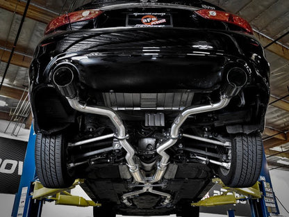 aFe Takeda 2.5in 304 SS Cat-Back Exhaust System w/ Black Tips 16-20 Infiniti Q50 V6-3.0L | tt | 49-36132NM-B - JDMuscleCat Back Exhaust Systemafe49-36132NM-B