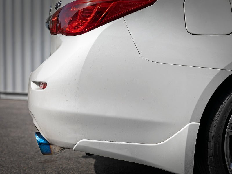 aFe Takeda 2.5in 304 SS Cat-Back Exhaust System w/ Blue Flame Tips 16-20 Infiniti Q50 V6-3.0L | tt | 49-36132NM-L - JDMuscleCat Back Exhaust Systemafe49-36132NM-L