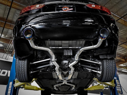 aFe Takeda 2.5in 304 SS Cat-Back Exhaust System w/ Blue Flame Tips 16-20 Infiniti Q50 V6-3.0L | tt | 49-36132NM-L - JDMuscleCat Back Exhaust Systemafe49-36132NM-L