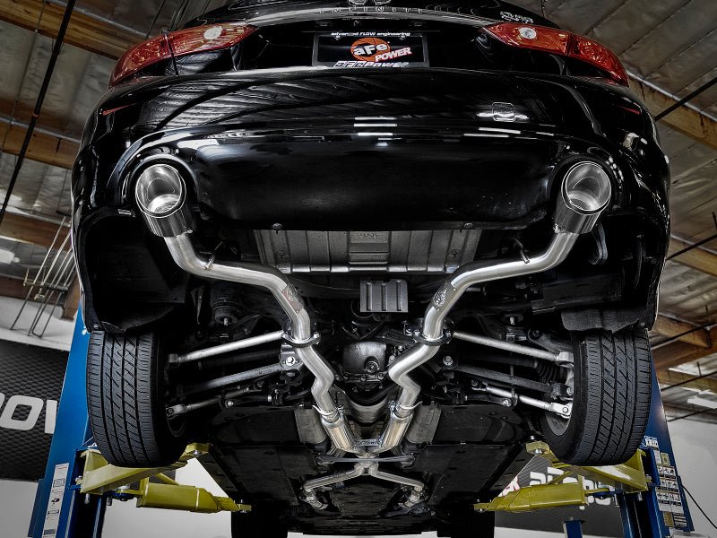 aFe Takeda 2.5in 304 SS Cat-Back Exhaust System w/ Carbon Fiber Tips 16-20 Infiniti Q50 V6-3.0L | tt | 49-36132NM-C - JDMuscleCat Back Exhaust Systemafe49-36132NM-C