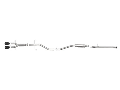 aFe Takeda 2.5in 304SS Cat - Back Exhaust System w/ Black Tips Honda Civic Si 2017 - 2020 | 49 - 36619 - B - JDMuscleCat Back Exhaust Systemafe49-36619-B