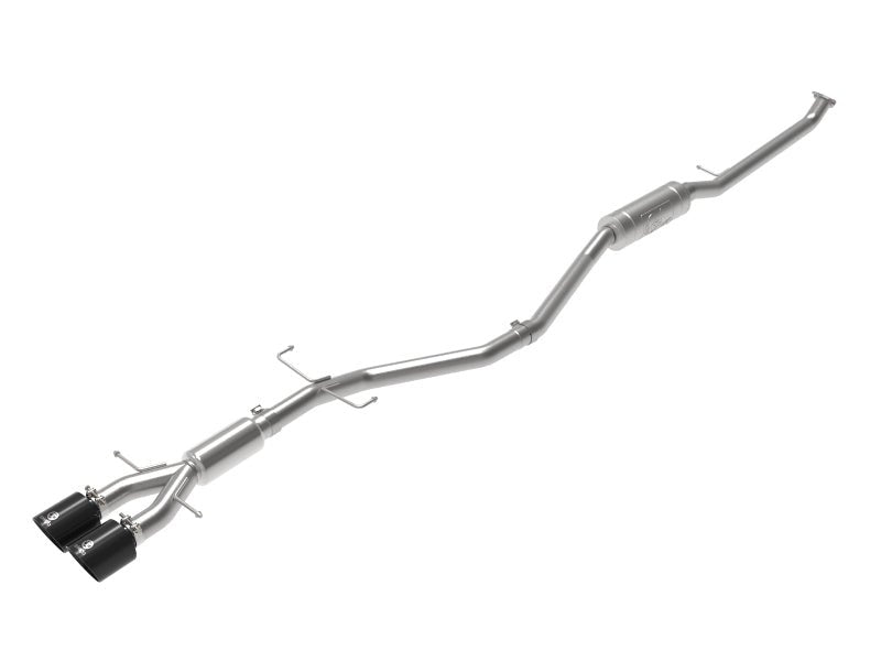 aFe Takeda 2.5in 304SS Cat - Back Exhaust System w/ Black Tips Honda Civic Si 2017 - 2020 | 49 - 36619 - B - JDMuscleCat Back Exhaust Systemafe49-36619-B