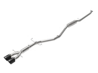 aFe Takeda 2.5in 304SS Cat - Back Exhaust System w/ Black Tips Honda Civic Si 2017 - 2020 | 49 - 36619 - B - JDMuscleCat Back Exhaust Systemafe49-36619-B