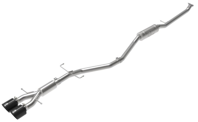 aFe Takeda 2.5in 304SS Cat - Back Exhaust System w/ Black Tips Honda Civic Si 2017 - 2020 | 49 - 36619 - B - JDMuscleCat Back Exhaust Systemafe49-36619-B