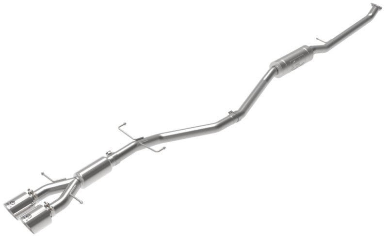 aFe Takeda 2.5in 304SS Cat - Back Exhaust System w/ Polished Tips Honda Civic Si 2017 - 2020 | 49 - 36619 - P - JDMuscleCat Back Exhaust Systemafe49-36619-P