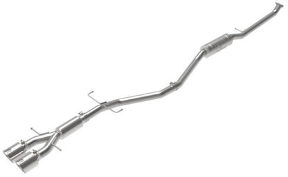 aFe Takeda 2.5in 304SS Cat - Back Exhaust System w/ Polished Tips Honda Civic Si 2017 - 2020 | 49 - 36619 - P - JDMuscleCat Back Exhaust Systemafe49-36619-P