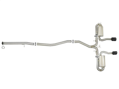aFe Takeda 3in 304 SS Cat-Back Exhaust System w/ Black Tips Honda Civic Si 2017+| 49-36621-B - JDMuscleCat Back Exhaust Systemafe49-36621-B