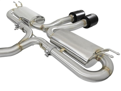 aFe Takeda 3in 304 SS Cat-Back Exhaust System w/ Black Tips Honda Civic Si 2017+| 49-36621-B - JDMuscleCat Back Exhaust Systemafe49-36621-B
