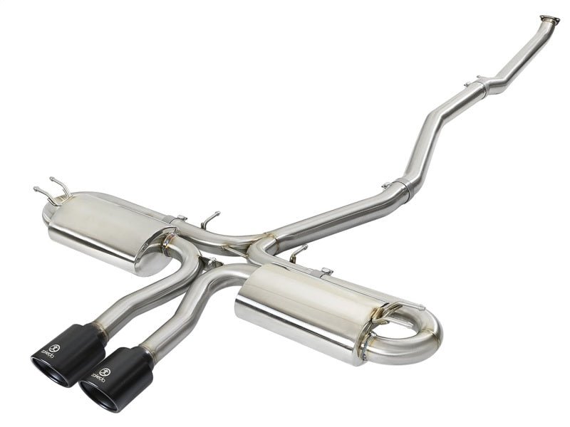 aFe Takeda 3in 304 SS Cat-Back Exhaust System w/ Black Tips Honda Civic Si 2017+| 49-36621-B - JDMuscleCat Back Exhaust Systemafe49-36621-B