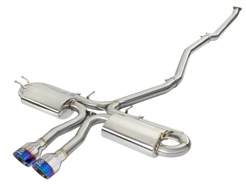 aFe Takeda 3in 304 SS Cat-Back Exhaust System w/ Blue Tips Honda Civic Si 2017+ | 49-36621-L - JDMuscleCat Back Exhaust Systemafe49-36621-L