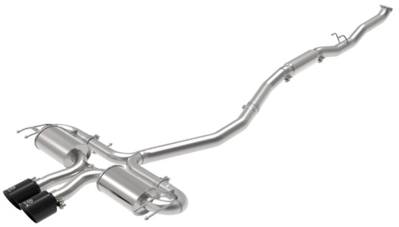 aFe Takeda 3in 304 SS Cat - Back Exhaust System w/Black Tips Honda Civic Sport L4 - 1.5L 2017 - 2020 | 49 - 36624 - B - JDMuscleCat Back Exhaust Systemafe49-36624-B