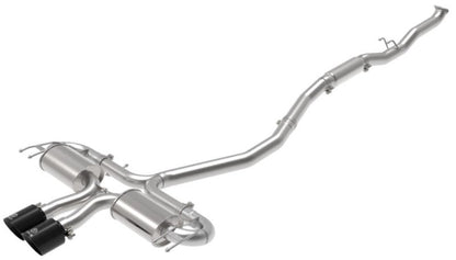 aFe Takeda 3in 304 SS Cat - Back Exhaust System w/Black Tips Honda Civic Sport L4 - 1.5L 2017 - 2020 | 49 - 36624 - B - JDMuscleCat Back Exhaust Systemafe49-36624-B