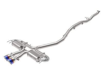 aFe Takeda 3in 304 SS Cat-Back Exhaust System w/Blue Flame Tips Honda Civic Sport L4-1.5L 2017-21 | 49-36624-L - JDMuscleCat Back Exhaust Systemafe49-36624-L