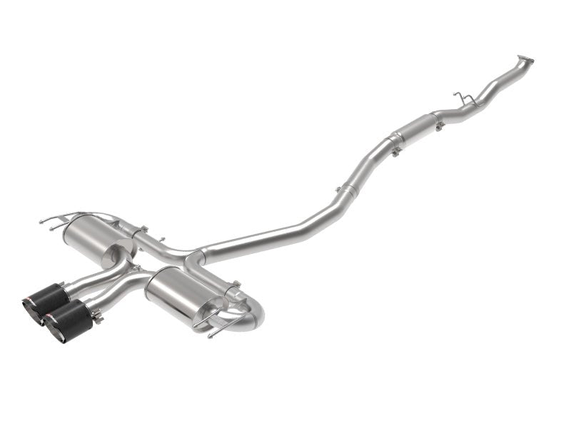 aFe Takeda 3in 304 SS Cat - Back Exhaust System w/CF Tips 17 - 20 Honda Civic Sport L4 - 1.5L 2017 - 21 | 49 - 36624 - C - JDMuscleCat Back Exhaust Systemafe49-36624-C