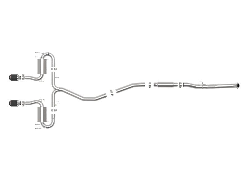 aFe Takeda 3in 304 SS Cat - Back Exhaust System w/CF Tips 17 - 20 Honda Civic Sport L4 - 1.5L 2017 - 21 | 49 - 36624 - C - JDMuscleCat Back Exhaust Systemafe49-36624-C