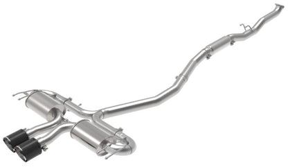 aFe Takeda 3in 304 SS Cat - Back Exhaust System w/CF Tips 17 - 20 Honda Civic Sport L4 - 1.5L 2017 - 21 | 49 - 36624 - C - JDMuscleCat Back Exhaust Systemafe49-36624-C