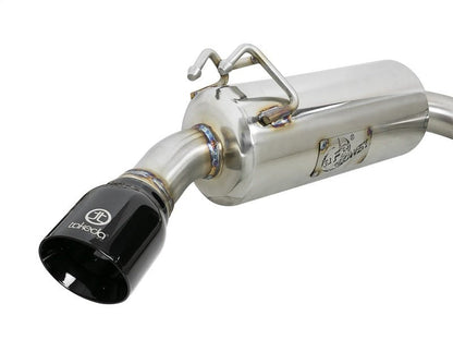 aFe Takeda 3in. to 2.5in. 304 SS Cat-Back Exhaust System Black Tips Mitsubishi Lancer EVO X I4-2.0L 2008-2015 | - JDMuscleCat Back Exhaust Systemafe49-36701-B