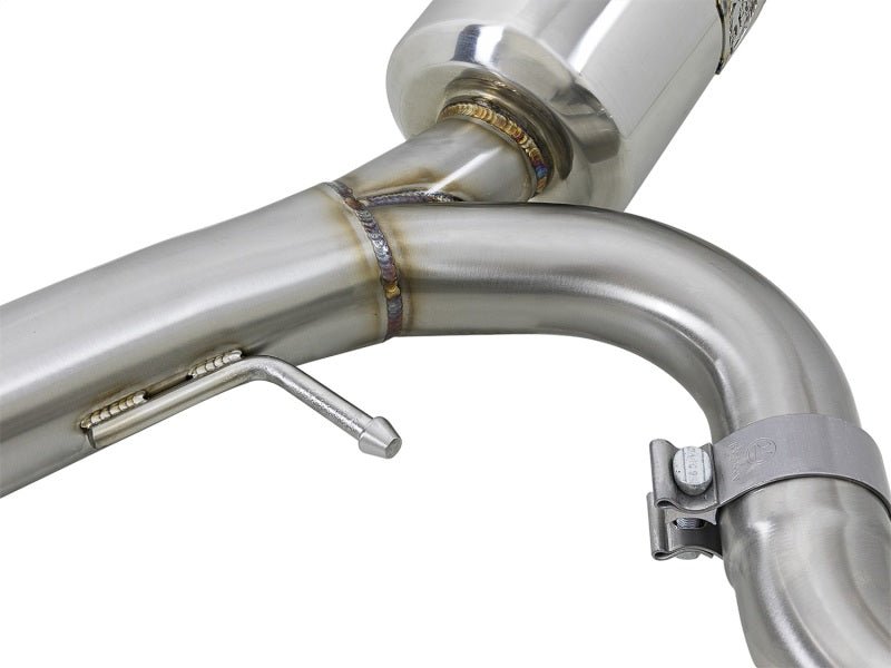 aFe Takeda 3in. to 2.5in. 304 SS Cat-Back Exhaust System Black Tips Mitsubishi Lancer EVO X I4-2.0L 2008-2015 | - JDMuscleCat Back Exhaust Systemafe49-36701-B
