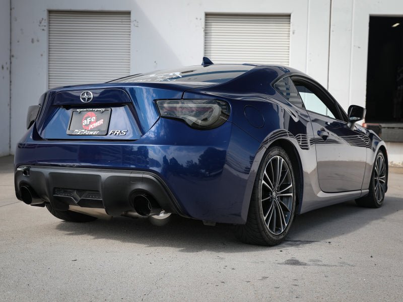 aFe Takeda Exhaust Axle - Back 304SS Black Dual Tips Exhaust Scion FRS 2013 - 2016 / Subaru BRZ 2013 - 2020 / Toyota FT86 2012 - 2020 | 49 - 36023 - B - JDMuscleAxle Back Exhaustsafe49-36023-B