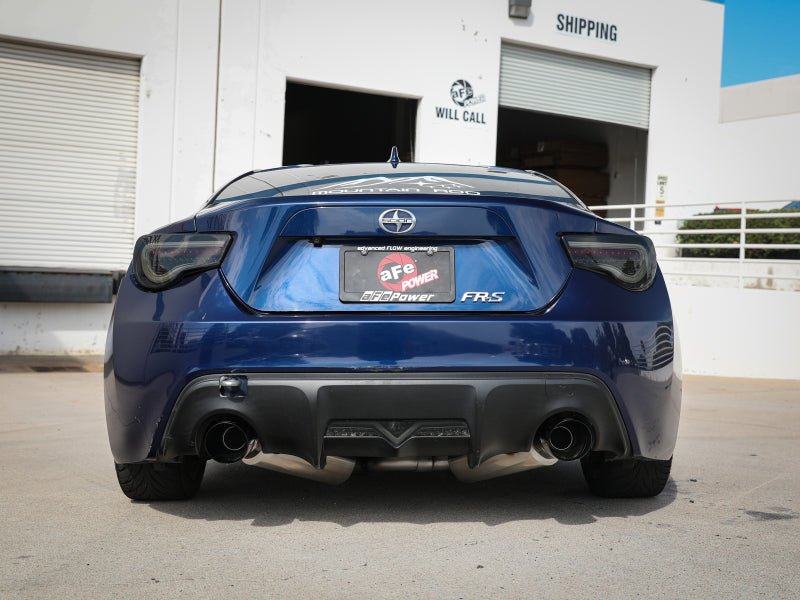 aFe Takeda Exhaust Axle - Back 304SS Black Dual Tips Exhaust Scion FRS 2013 - 2016 / Subaru BRZ 2013 - 2020 / Toyota FT86 2012 - 2020 | 49 - 36023 - B - JDMuscleAxle Back Exhaustsafe49-36023-B