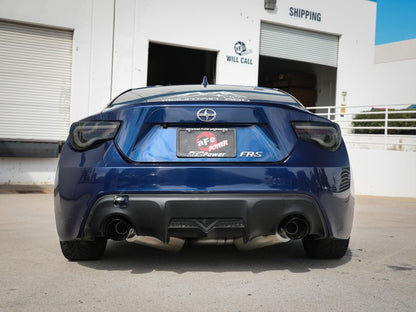aFe Takeda Exhaust Axle - Back 304SS Black Dual Tips Exhaust Scion FRS 2013 - 2016 / Subaru BRZ 2013 - 2020 / Toyota FT86 2012 - 2020 | 49 - 36023 - B - JDMuscleAxle Back Exhaustsafe49-36023-B