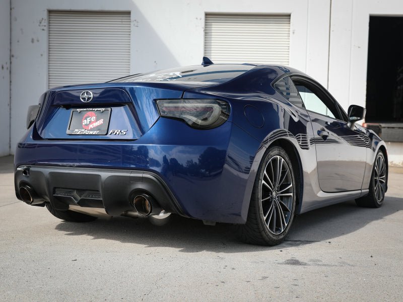 aFe Takeda Exhaust Axle - Back 304SS Carbon Fiber Dual Tips Exhaust Scion FRS 2013 - 2016 / Subaru BRZ 2013 - 2020 / Toyota FT86 2012 - 2020 | 49 - 36023 - C - JDMuscleAxle Back Exhaustsafe49-36023-C