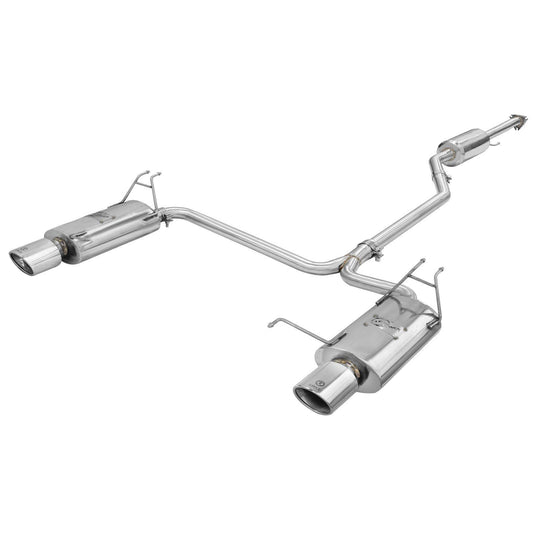 aFe Takeda Exhaust Cat Back Exhaust w/Polished Tips Honda Accord Coupe V6 2008-2012 (49-36612)-afe49-36612-49-36612-Cat Back Exhaust System-aFe-JDMuscle