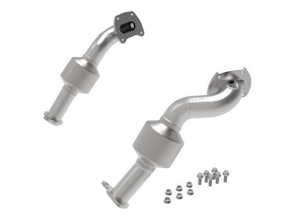 aFe Twisted Steel Down Pipe 409SS w/ Cat Toyota Tacoma V6 - 3.5L 2016 - 2017 | 48 - 46012 - HC - JDMuscleFront Pipes and Downpipes / J - Pipesafe48-46012-HC