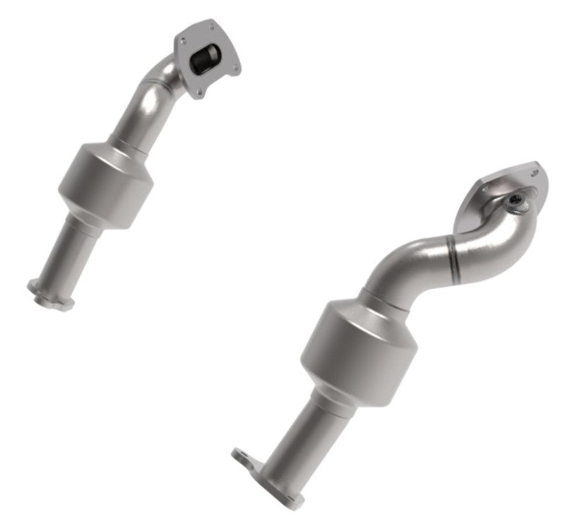aFe Twisted Steel Down Pipe 409SS w/ Cat Toyota Tacoma V6 - 3.5L 2016 - 2017 | 48 - 46012 - HC - JDMuscleFront Pipes and Downpipes / J - Pipesafe48-46012-HC