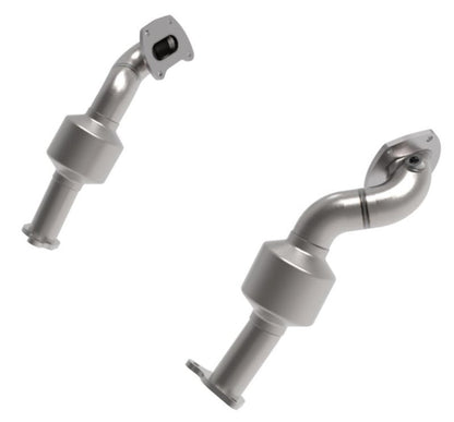 aFe Twisted Steel Down Pipe 409SS w/ Cat Toyota Tacoma V6 - 3.5L 2016 - 2017 | 48 - 46012 - HC - JDMuscleFront Pipes and Downpipes / J - Pipesafe48-46012-HC